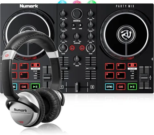 Contrôleur DJ Numark Party Mix II & HF 125