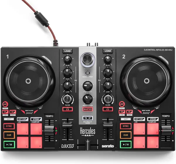 Test complet du contrôleur DJ Hercules DJControl Inpulse 200 MK2